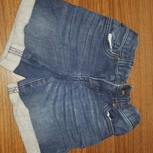 Cat & Jack Skinny Entubado Jean Shorts 4T